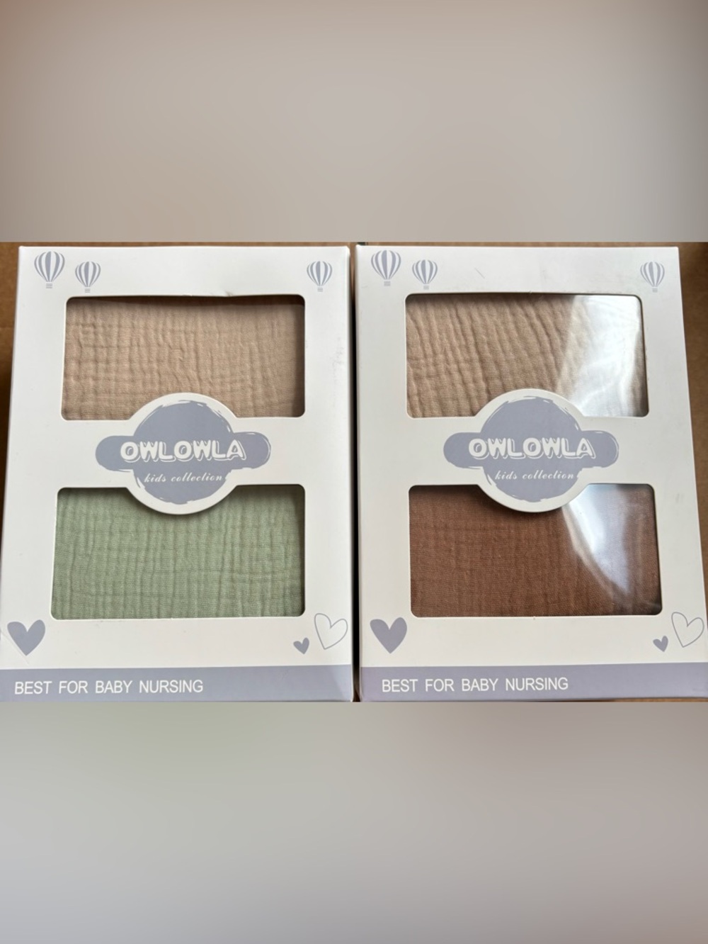 Owla Muslin Changing Pad Covers